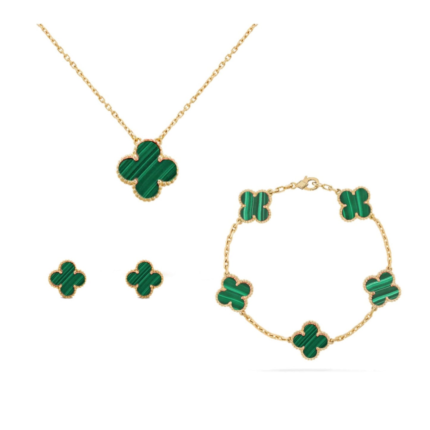 JoySparkle The Green Jewelry Set