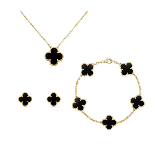 JoySparkle The Tenessee Jewelry Set - Gold